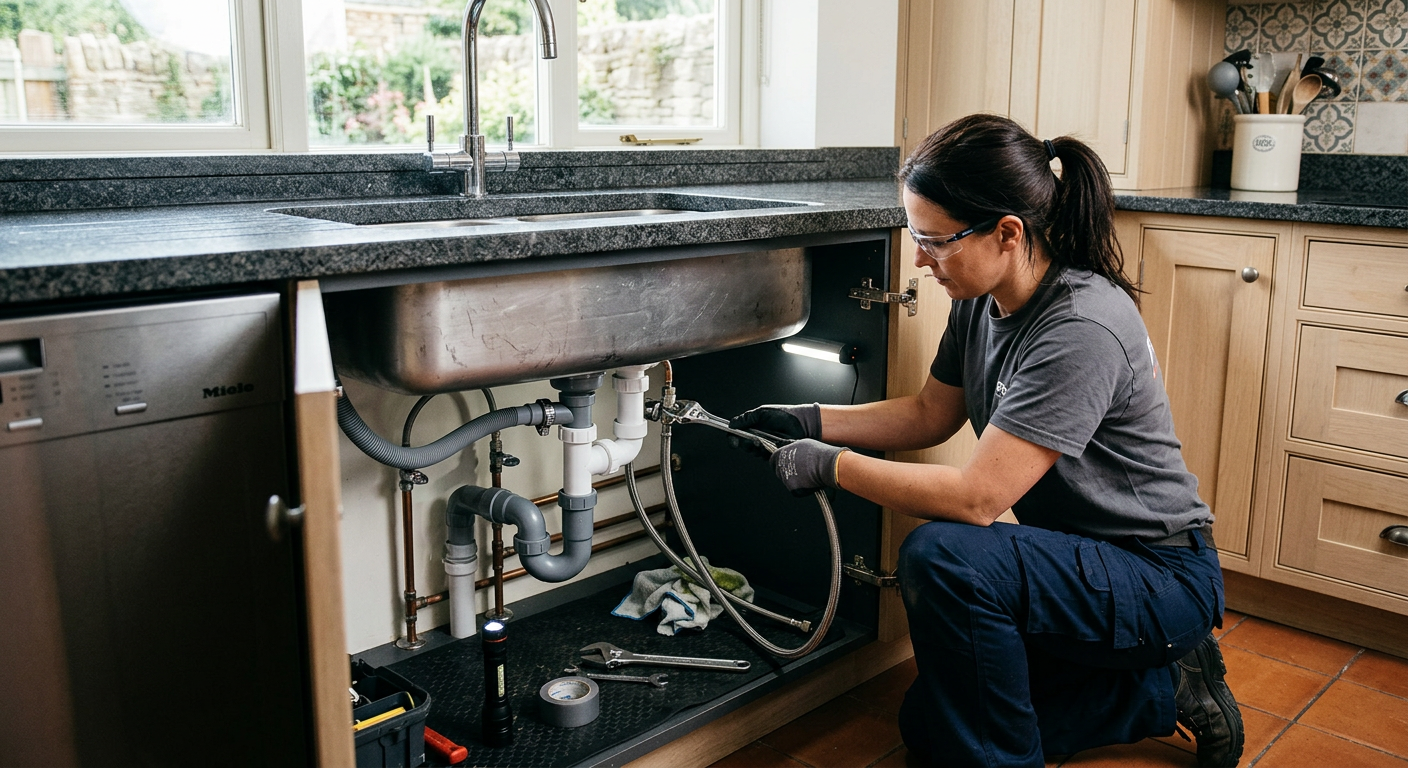 Installation plomberie cuisine avec pose d'évier à Noisy-le-Grand
